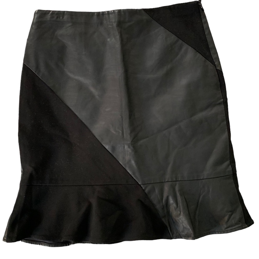 Ann Taylor Faux Leather Skirt